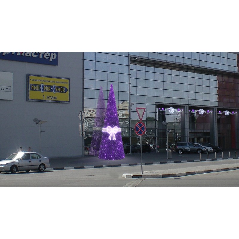 Ель Кокетка 8 м, фиолетовая
