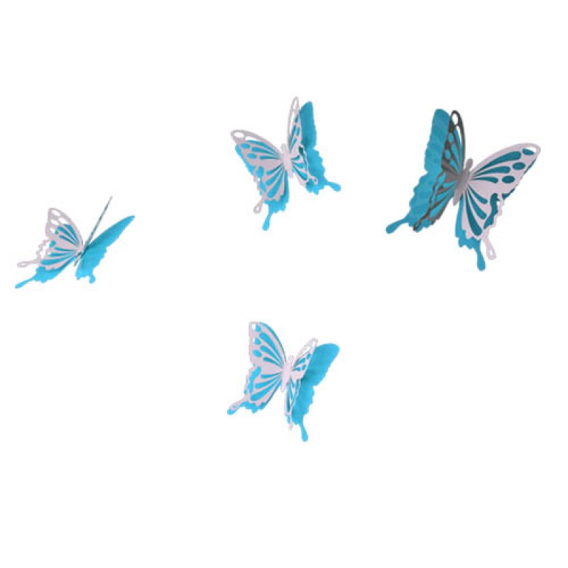 Бабочки комплект 10 шт., голубой