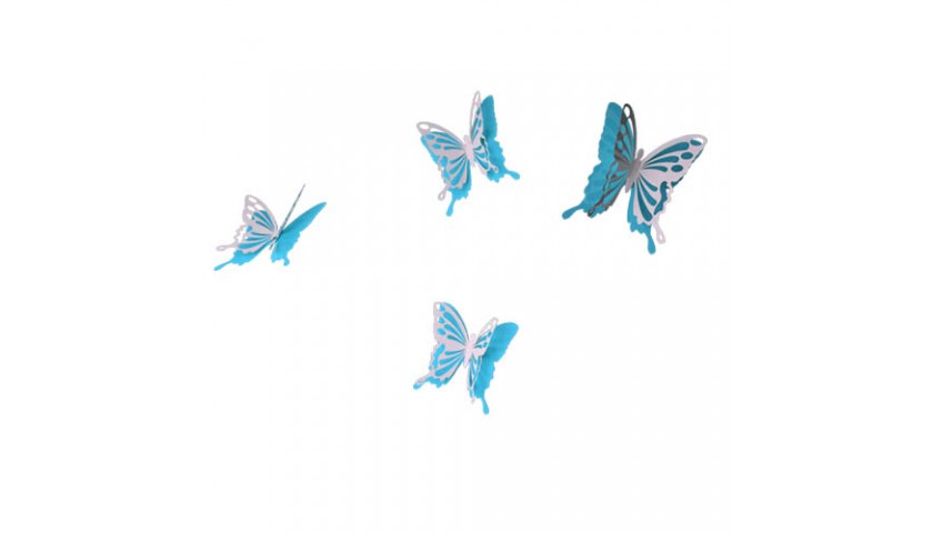 Бабочки комплект 10 шт., голубой