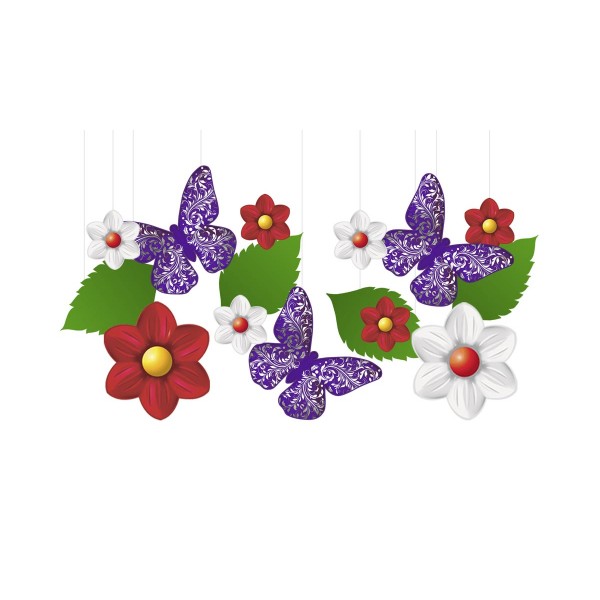 Цветок 1, красный