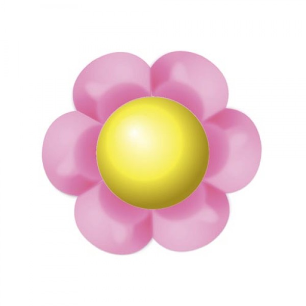 Цветок 11, розовый