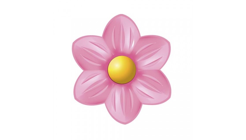 Цветок 6, розовый