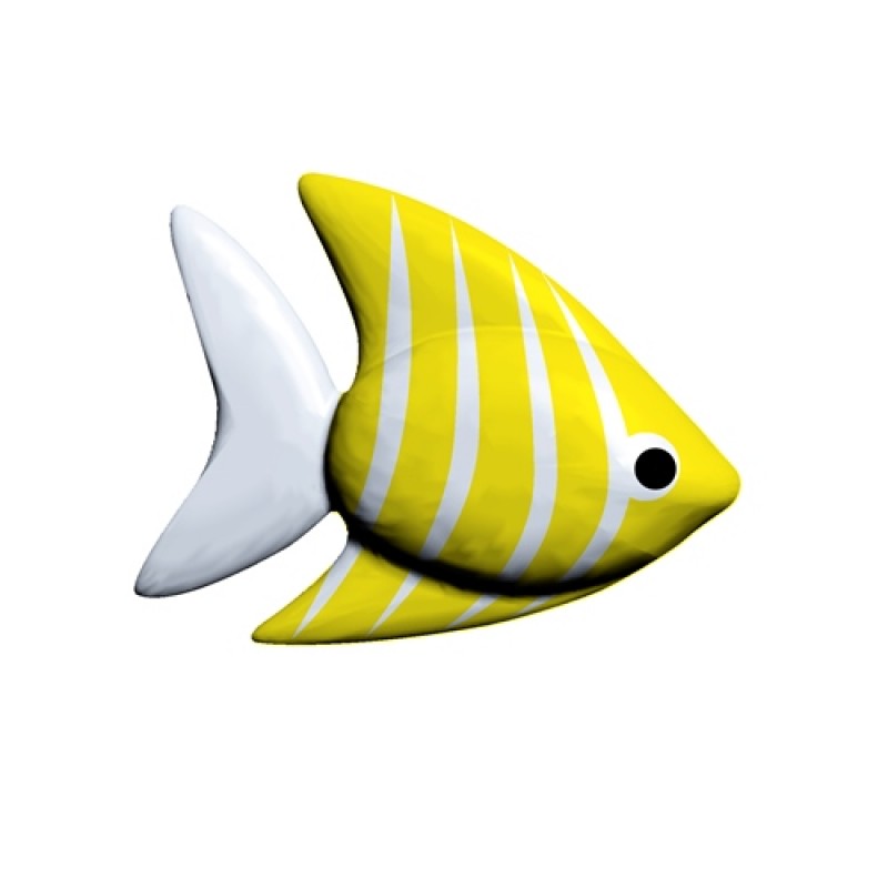 Рыба 12 80 см, желтый
