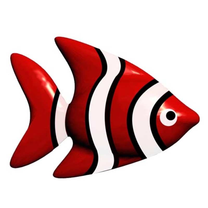 Рыба 4 80 см, красный