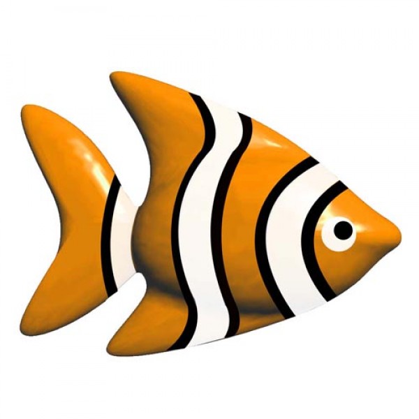 Рыба 5 80 см, оранжевый