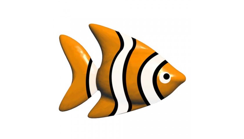 Рыба 5 80 см, оранжевый