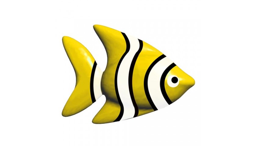 Рыба 6 80 см, желтый