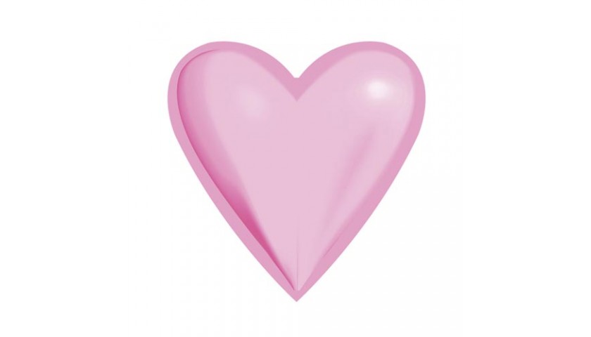 Сердце 40 см, розовый