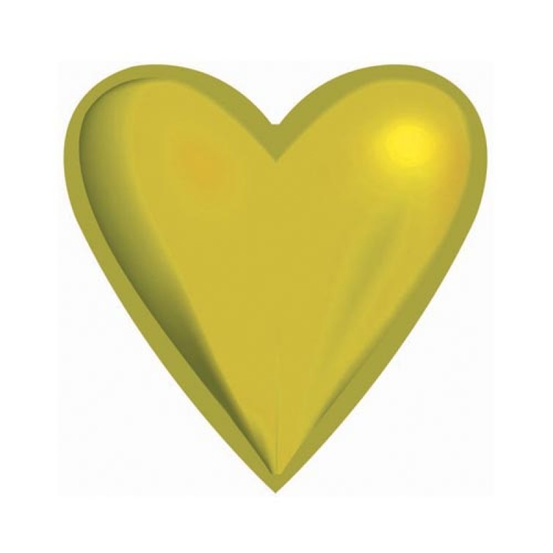 Сердце 40 см, золотой