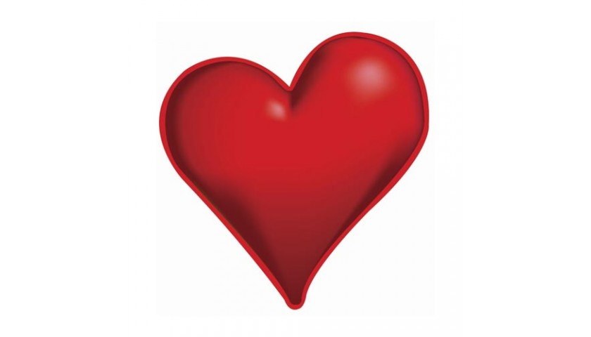 Сердце 82 см, красный