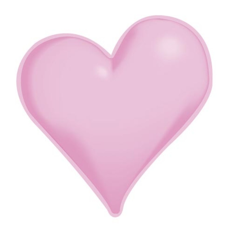 Сердце 82 см, розовый