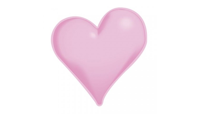 Сердце 82 см, розовый